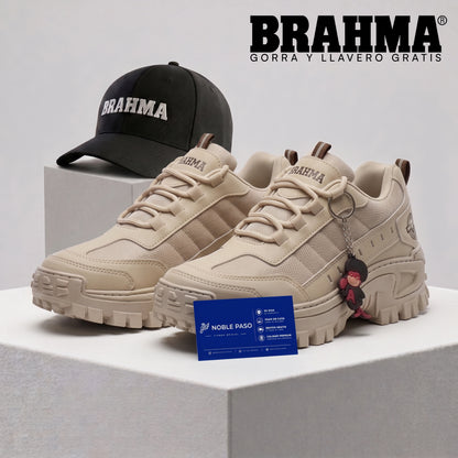 🔥 SOLO HOY: Zapatos Brahma + Gorra y Llavero Gratis | 48% OFF